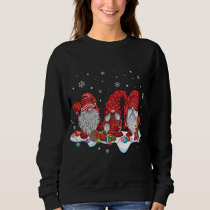 Sweatshirt Trois Gnomes nordiques Noël hiver Basketball Lo