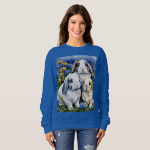Sweatshirt Trois petits lapins lapins de lapin de lop