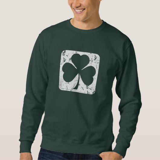 Sweatshirt Tronche de trèfle Grunge (Devant)