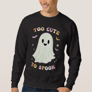Sweatshirt Trop mignon Trop Parlé Fantôme Costume Halloween E