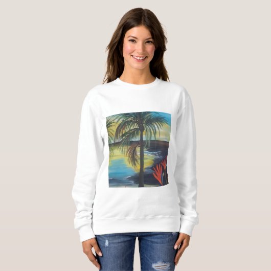 Sweatshirt tropical (Devant entier)