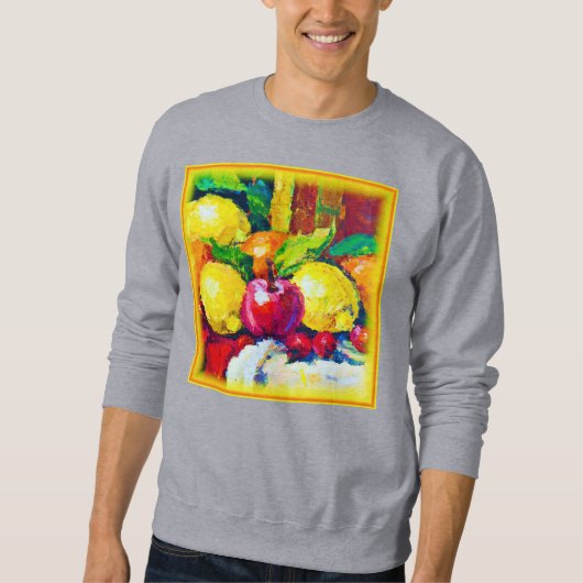 Sweatshirt Tropical Fruits Pianting. Commandez dès maintenant (Devant)