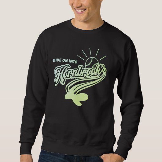 Sweatshirt Tropical vert de Hornbrooks (Devant)