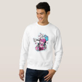 Sweatshirt Trottinette Planche à Roulettes (Devant entier)