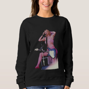 Sweatshirt Trou Courtney Love en concert à Glastonbury 1999 p
