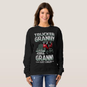 Sweatshirt Trucker Granny Like A Normal Granny Just Cooler (Devant entier)