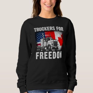 Sweatshirt Truckers For Freedom Convoy 2022 Allons-y Truckers