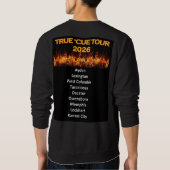 Sweatshirt True Cue Tour 2026 (Dos)