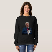 Sweatshirt Trump 2024 Cat MAGA Funny Trump Cat (Devant entier)