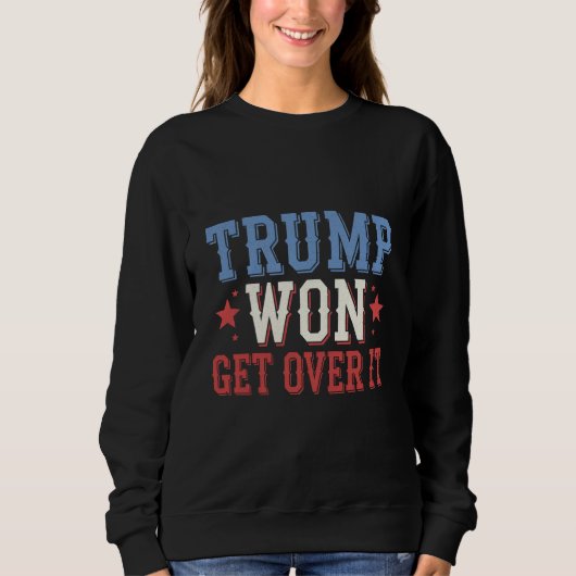 Sweatshirt Trump a Gagné Faites Avec 2024 (Devant)