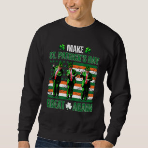 Sweatshirt Trump Dancing Rendre la Saint Patrick plus grande