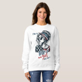 Sweatshirt Trump Girl (Devant entier)