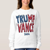 Sweatshirt Trump JD Vance 2024 Cat (Devant)