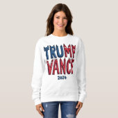 Sweatshirt Trump JD Vance 2024 Cat (Devant entier)