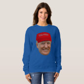 Sweatshirt TRUMP MAGA Noël (Devant entier)