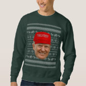 Sweatshirt TRUMP MAGA Noël (Devant)