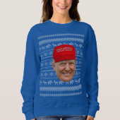 Sweatshirt TRUMP MAGA Noël (Devant)