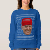 Sweatshirt TRUMP MAGA Noël (Devant)