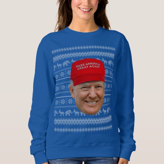 Sweatshirt TRUMP MAGA Noël (Devant)