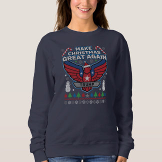 Sweatshirt Trump rend Noël super encore une fois moche douce