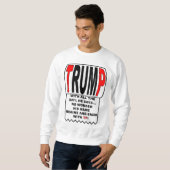 Sweatshirt Trump TP ! (Devant entier)