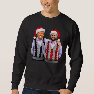 Sweatshirt Trump Vance Brothers Père Noël Funny Trump Noël