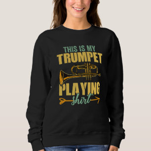 Sweatshirt Trumpeter trompet lecteur trompette instrument de