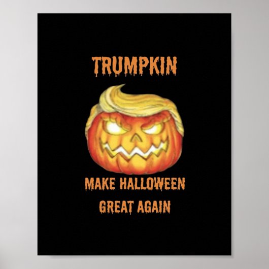Sweatshirt, Trumpkin, Halloween Classic Poster (Voorkant)