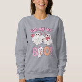 Sweatshirt Tu Es Mon Boo, Mignonne Couple Ghost Love (Devant)