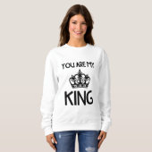 SWEATSHIRT TU ES MON ROI (Devant entier)