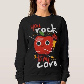 Sweatshirt Tu Me Fait Fondre Jusqu'au Coeur Mignon Pomme