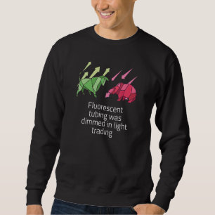 Sweatshirt Tubes Fluorescents A Été Diminué Dans Le Commerce