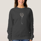 Sweatshirt Tulipe - Illustration Élégante (Devant)