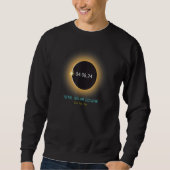 Sweatshirt Tulsa OK Total Solar Eclipse 040824 Oklahoma Souve (Devant)