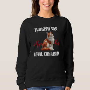 Sweatshirt Turc Van Chat propriétaire LOYAL COMPANION Vintage