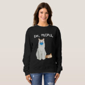 Sweatshirt Turc Van Ew Personnes Chat Portant Un Masque Visag (Devant entier)