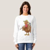 Sweatshirt Turkey as Farmer (Devant entier)