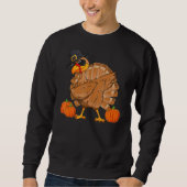 Sweatshirt Turkey Dabbing Thanksgiving Day Dab Fall Pumpkin (Devant)