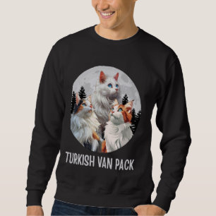 Sweatshirt TURKISH VAN PACK Propriétaire de chats Vintage Tur