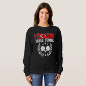 Sweatshirt Turkiye Table Tennis Turkey Ping Pong Team Suppo (Devant entier)