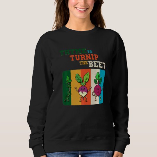 Sweatshirt Turnips Animaux Traversant Turnips Turnips Turnips (Devant)