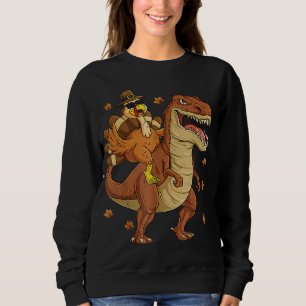 Sweatshirt Turquie équitation Dinosaur T rex Garçons Enfants