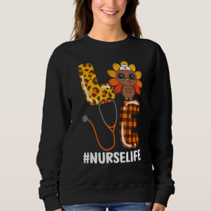 Sweatshirt Turquie Love Nurse Life Stethoscope Infirmières Th