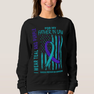 Sweatshirt Turquoise et violet de sensibilisation au suicide