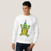 Sweatshirt Turtle at Birthday (Devant entier)