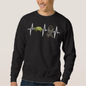 Sweatshirt Turtle Keeshond Heartbeat Chig (Devant)
