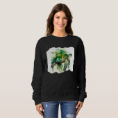 Sweatshirt Turtle Watercolor Artwork (Devant entier)