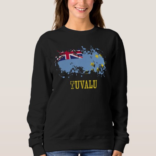 Sweatshirt Tuvaian enthusiasts for Tuvalu and Tuvalu (Devant)