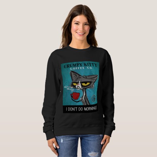 Sweatshirt Tuxedo Cat (Devant entier)