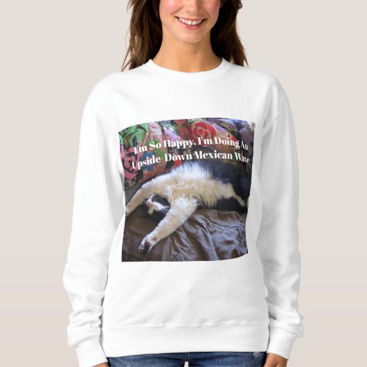Sweatshirt Tuxedo Cat Funny Cute faire une citation d'onde me (Devant)